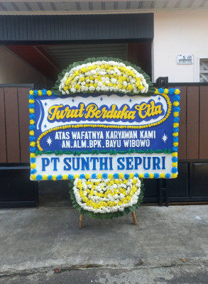 Papan Bunga Duka di Hulu Sungai Selatan