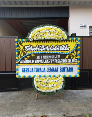 Papan Bunga Duka di Hulu Sungai Selatan